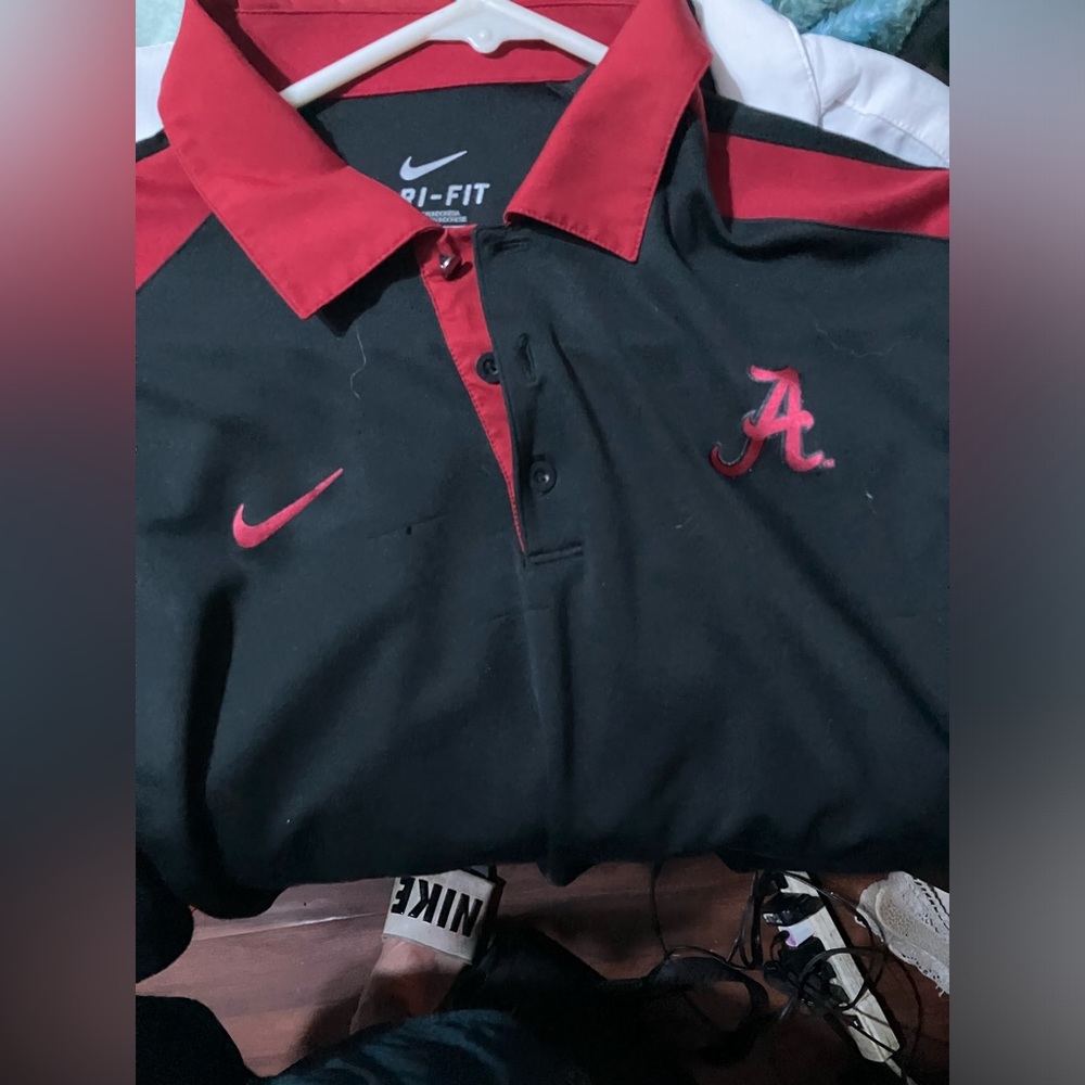 Alabama football Nike dry fit polo